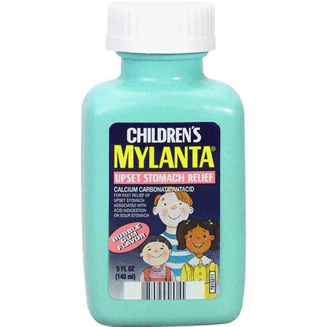Mylanta Rinse it around for 10 seconds and spit it out. . Mylanta dosage for child